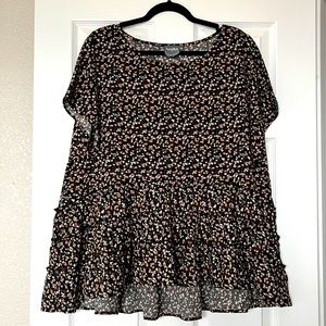 Arula Babydoll Ruffle Top